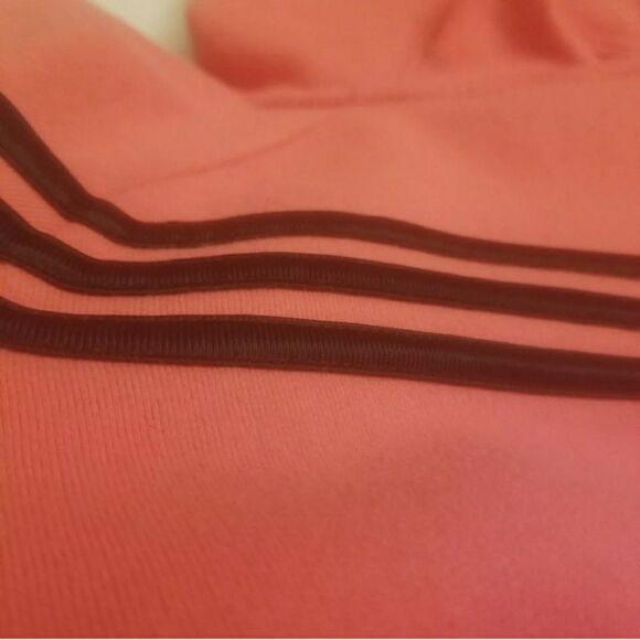 Adidas Girl's 3-Stripe Pullover Hoodie Sweatshirt Athleisure Pink Size Large - Picture 6 of 11